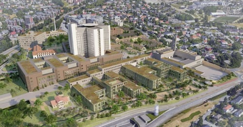 Field to provide land surveying services for New Aker Hospital